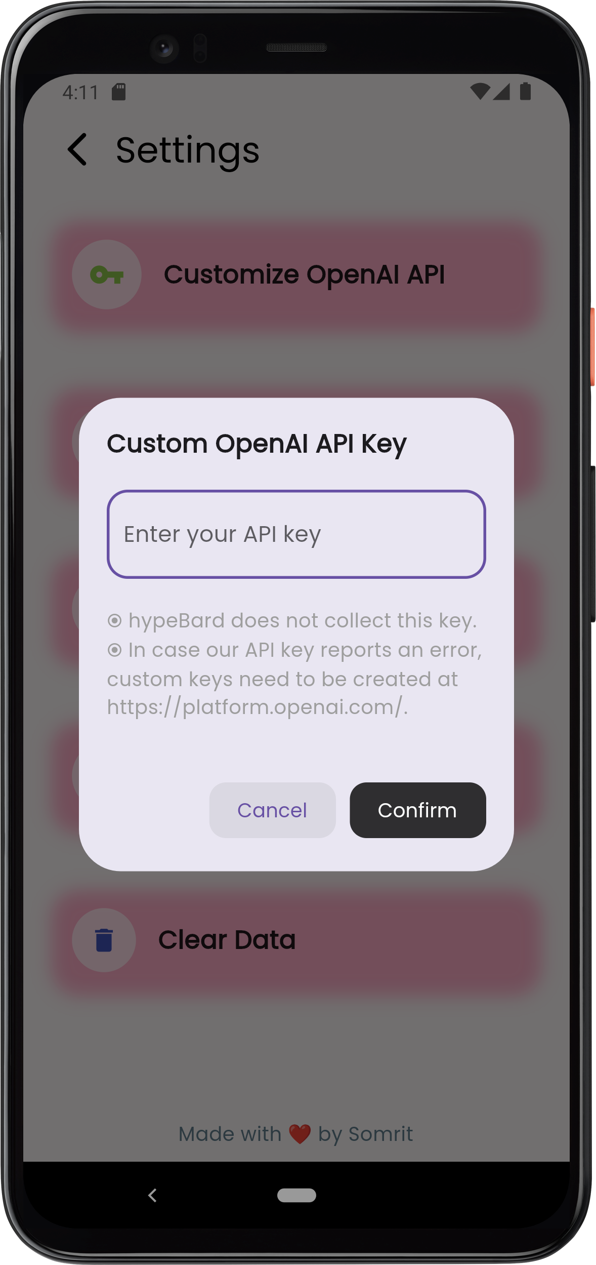 Customize API